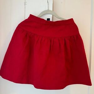 Dolce & Gabbana Red Flared Skirt – Timeless Italian Elegance